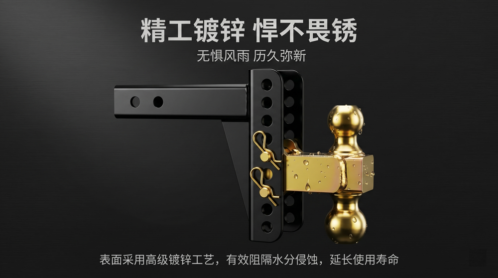 碳钢可调节拖车臂